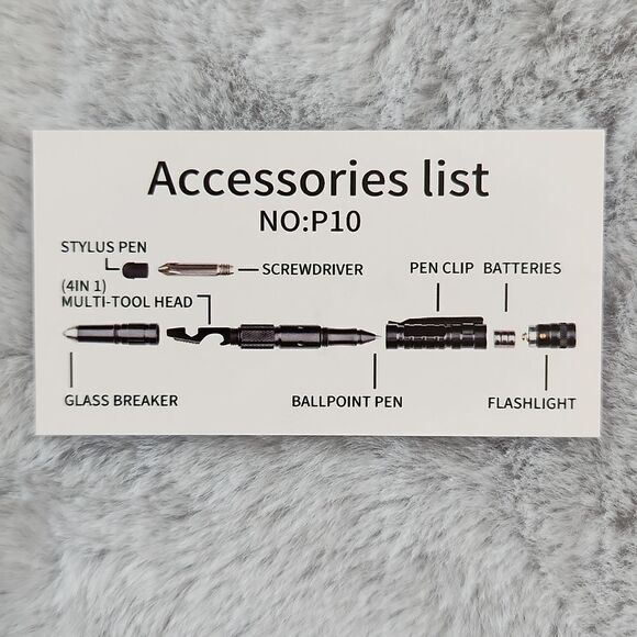 Werkzeug 10 in 1 tactical pen X2 - Picture 4 of 4